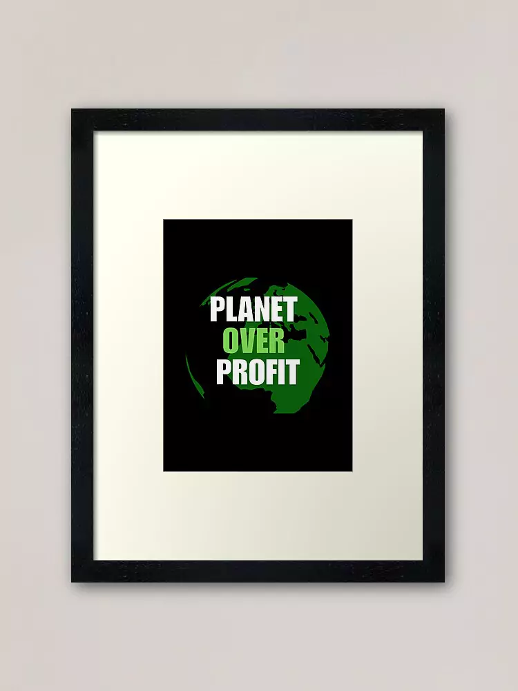 Planet Over Profit artwork by AI Artz 