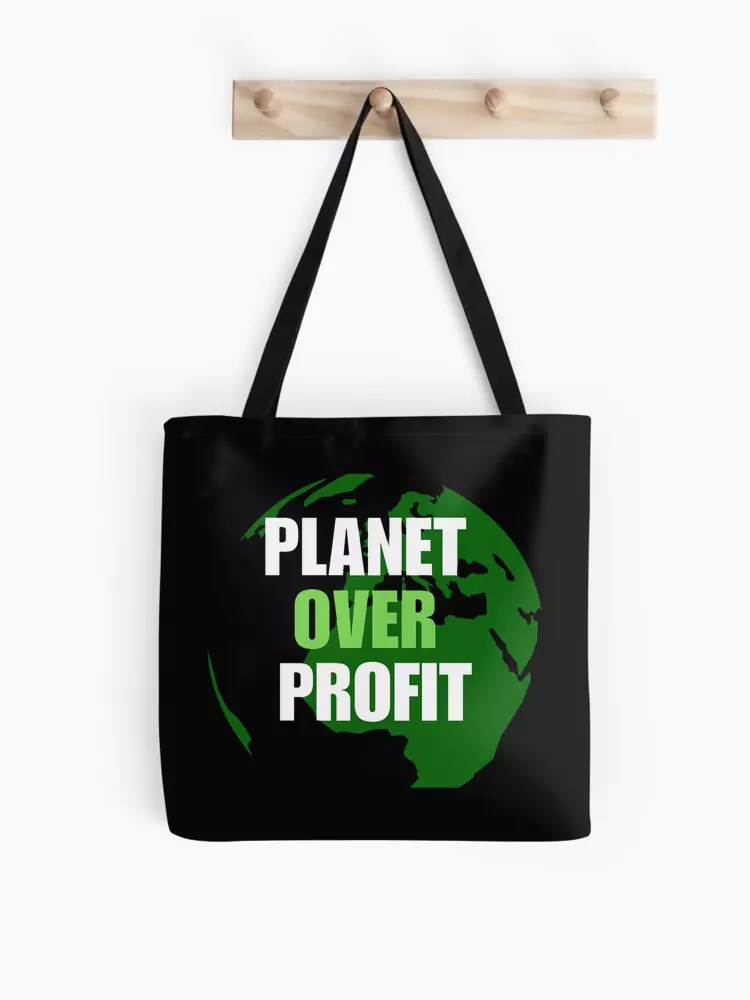 Planet Over Profit bag by AI Artz 