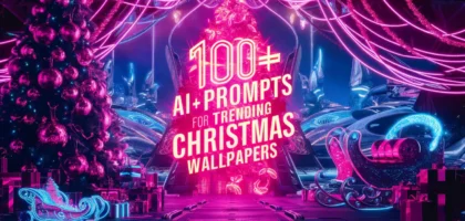 Create Unique Christmas Wallpaper and Bakground with AI thumbnail by ai artz