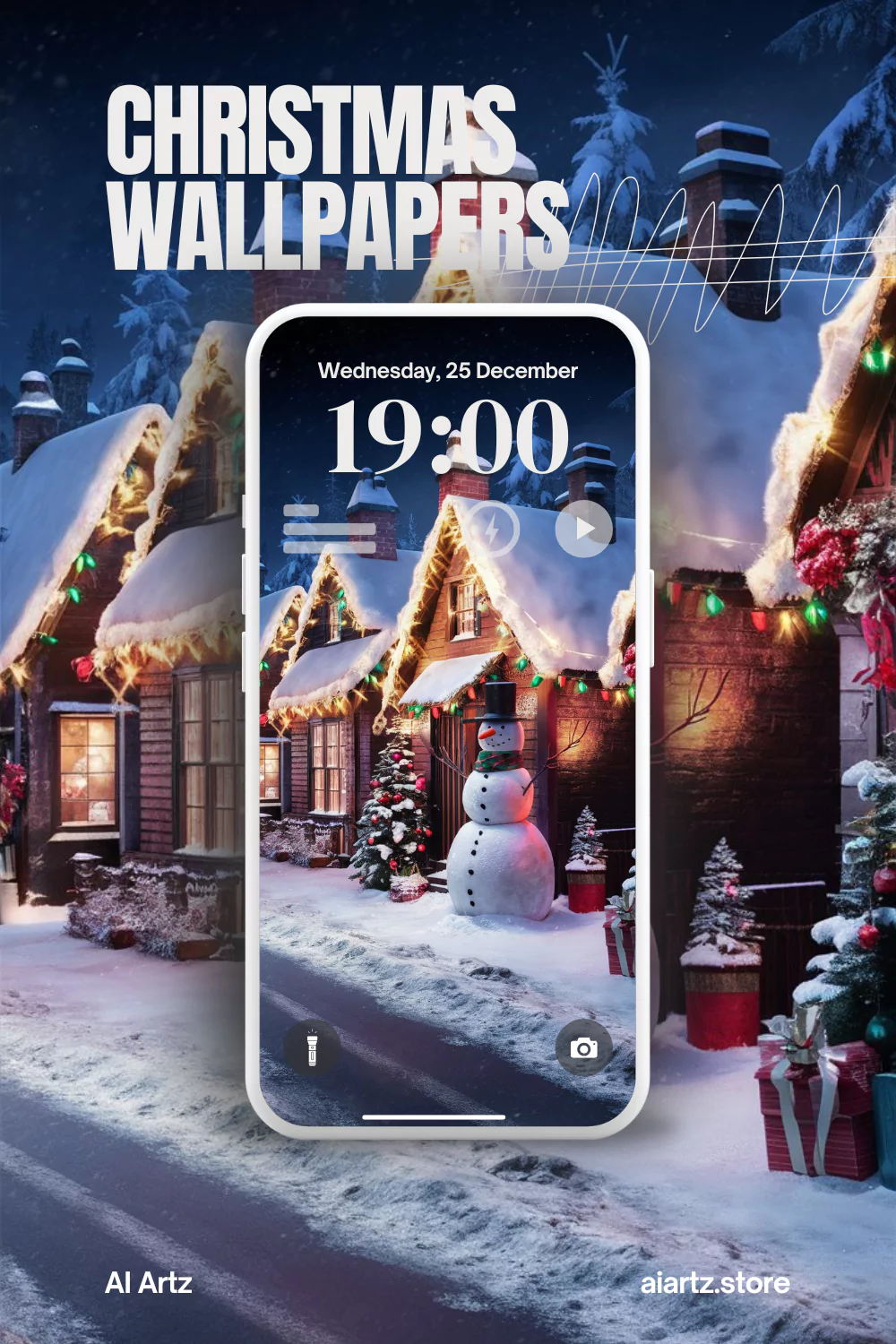 100+ AI Prompts for Trending Christmas Wallpapers by AI Artz